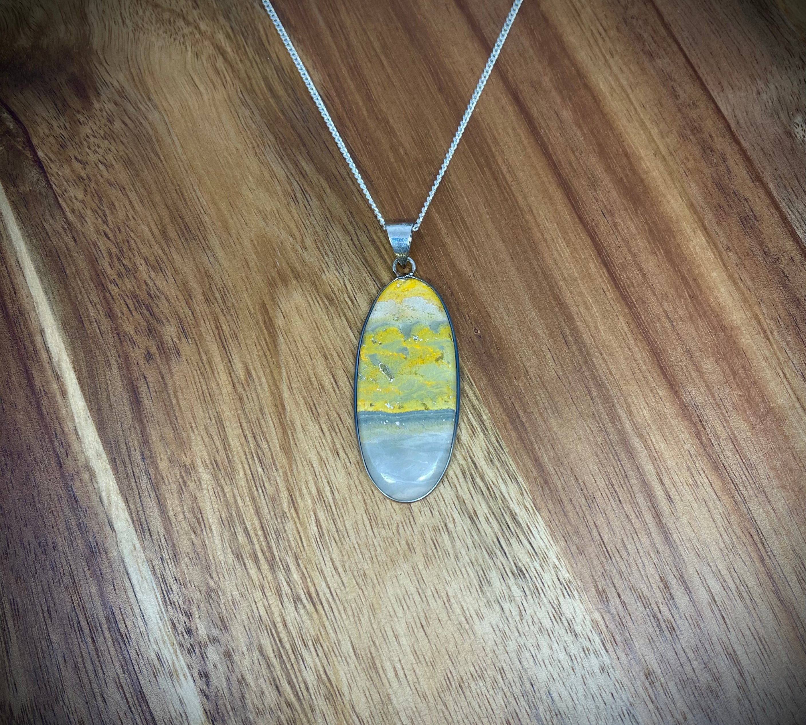 Bumblebee Jasper Pendant