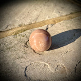 Sunstone & Peach Moonstone Spheres