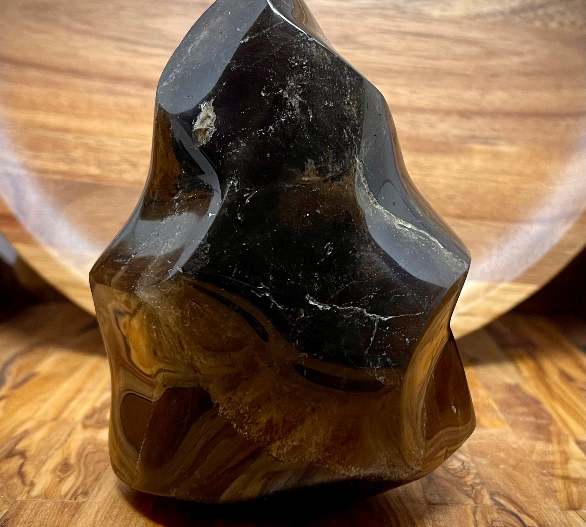 Dark Smokey Quartz Flames