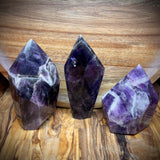 Chevron Amethyst Points