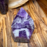 Chevron Amethyst Points