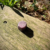 Raw Garnets with Black Tourmaline