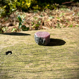 Raw Garnets with Black Tourmaline