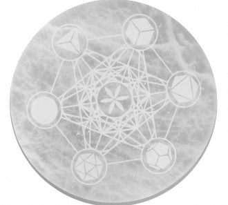 Selenite Charging Plate - 18cm